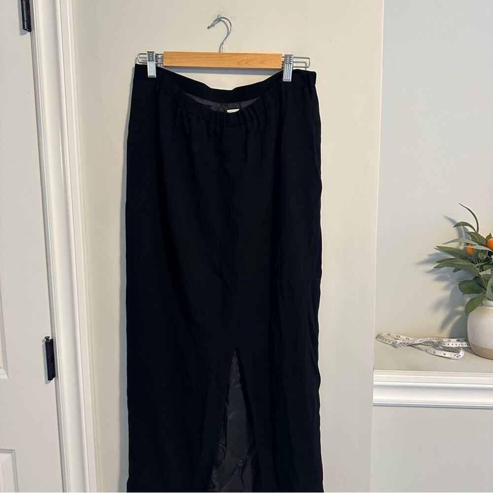Vintage Zelda Black Maxi Skirt Business Casual Medium - Picture 8 of 11